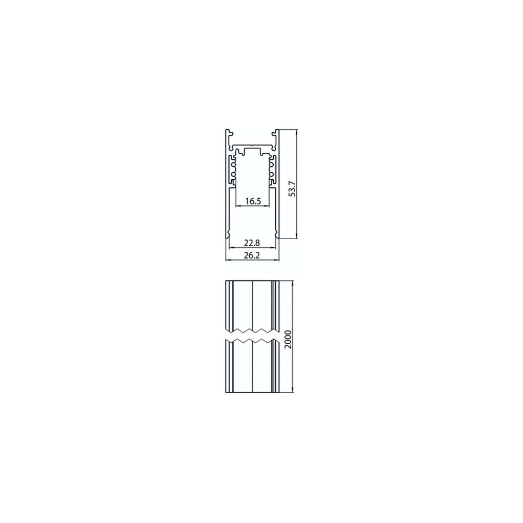 ATRAKT 48V H DEEP 2000mm