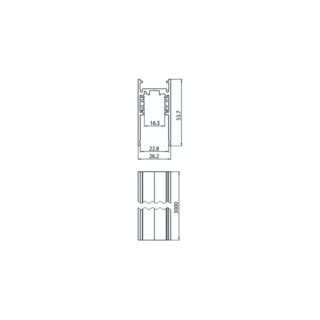 ATRAKT 48V H DEEP 3000mm