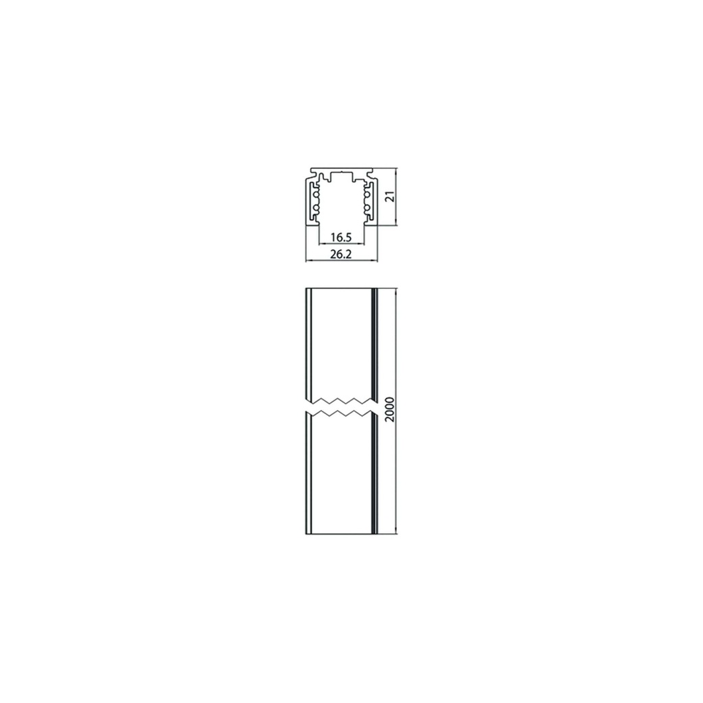 ATRAKT 48V STANDARD DEEP 2000mm