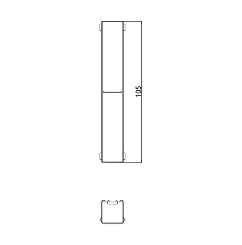 48V KOPPELSTUK MECHANISCHE (geen stroomdoorvoer!)