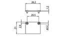 48V STANDARD DEEP EINDKAP ZONDER GAT