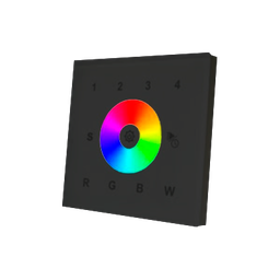 [000017967] RGBW-MW RF BLACK 1ZONE
