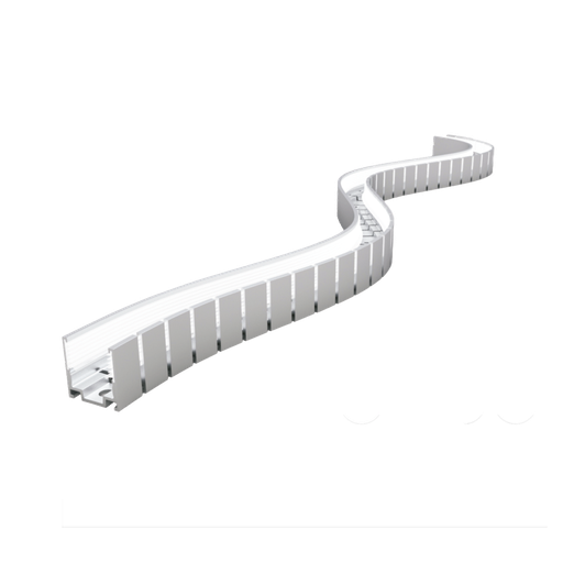 [000022653] LUXLINE 2835 108 IP67/68 PROFIEL 1M BUIGZAAM